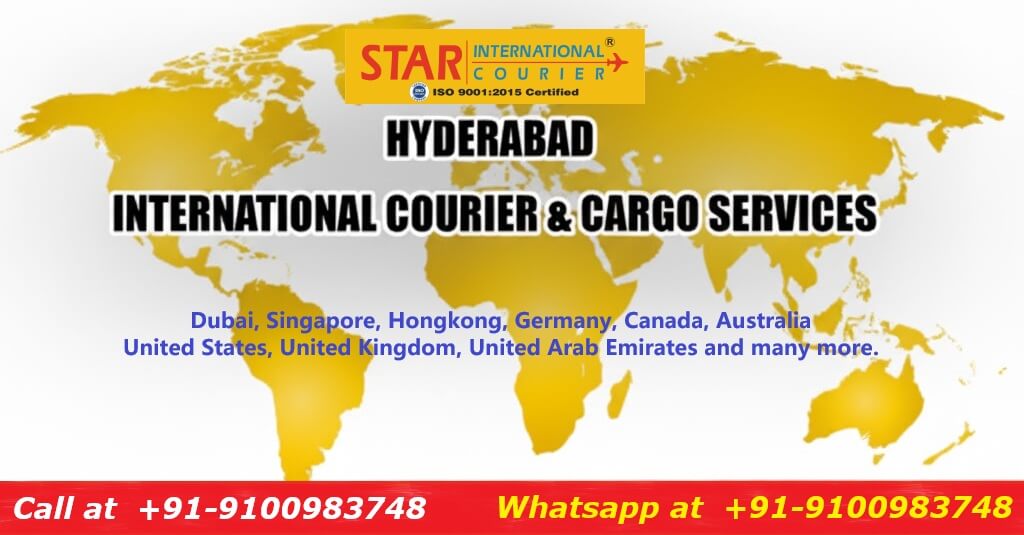 International courier and parcel preparation at Star International in Hyderabad, Telangana